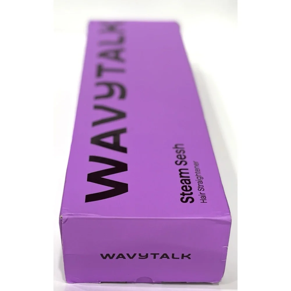 Wavytalk Steam Sesh Hair Straightener S228 Pink Open Box Complete Set